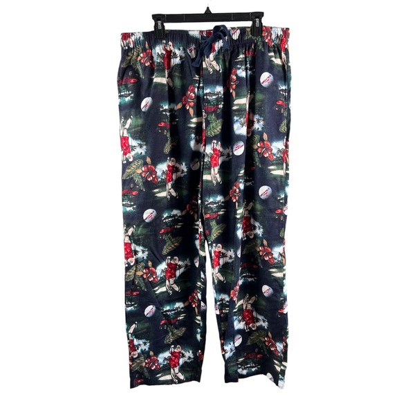 Christmas pajama bottoms Santa golfing - Picture 1 of 5